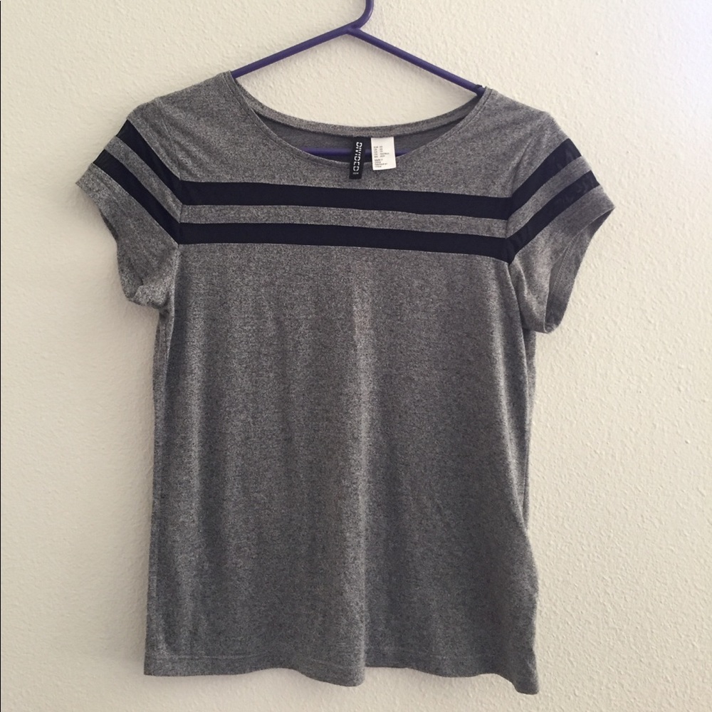 Mesh Striped Tee